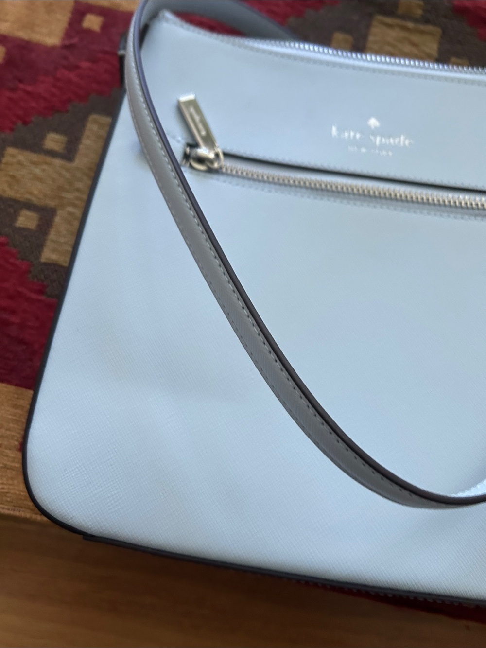 kate spade light baby blue Crossbody Bag with Gold Hardware - Picture 2 of 6